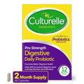 Culturelle Pro Strength Daily Probiotics For Digestive Health (2 Month Supply) with Prebiotics for Women & Men, Supports Occasional Diarrhea - FENGGESTORE20