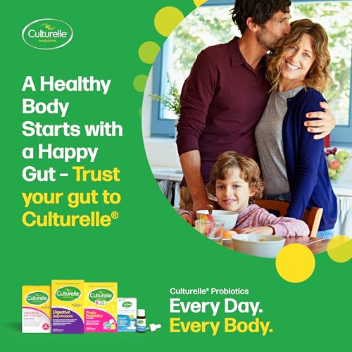 Culturelle Pro Strength Daily Probiotics For Digestive Health (2 Month Supply) with Prebiotics for Women & Men, Supports Occasional Diarrhea - FENGGESTORE20