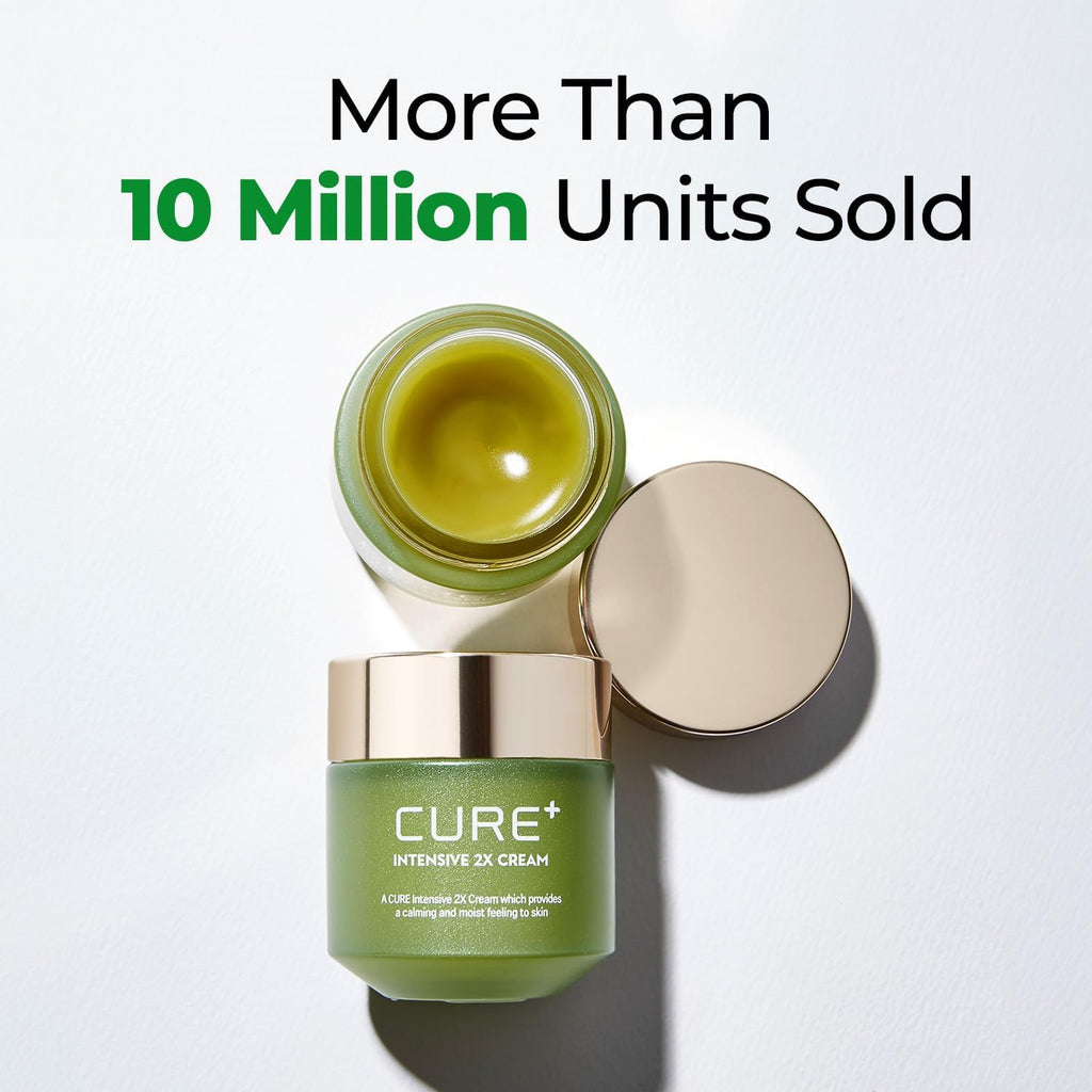 Cure Intensive 2X Cream, Premium Aloe Deep Moisturizing Multi Balm, Korean Skincare, Face Moisturizer for Dry Skin (Pack of 1) - FENGGESTORE20