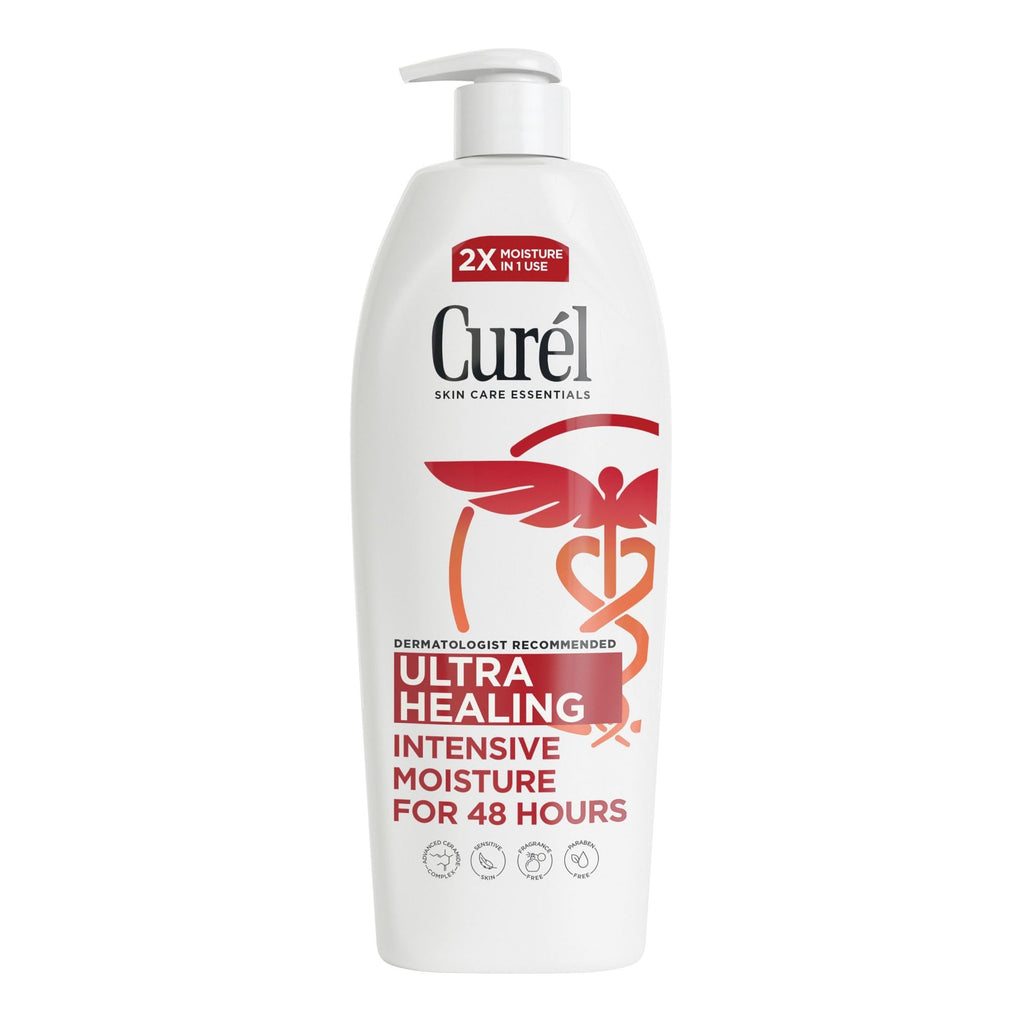 Curel Ultra Healing Intensive Fragrance-Free Lotion For Extra-Dry Skin, Dermatologist Recommended, Ideal for Sensitive Skin - FENGGESTORE20