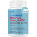 Curist Famotidine 20mg Bulk Pack (300 Count Tablets) Acid Reflux Medicine for Heartburn Relief - OTC Maximum Strength Stomach Acid Reducer - Anti Acid Relief Tablets for Indigestion Heartburn Relief - FENGGESTORE20