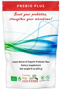 Cutting Edge Cultures Prebio Plus Prebiotic Fiber Powder Best Custom Blend of Organic Prebiotic Fibers Dietary Supplement 8 oz - FENGGESTORE20