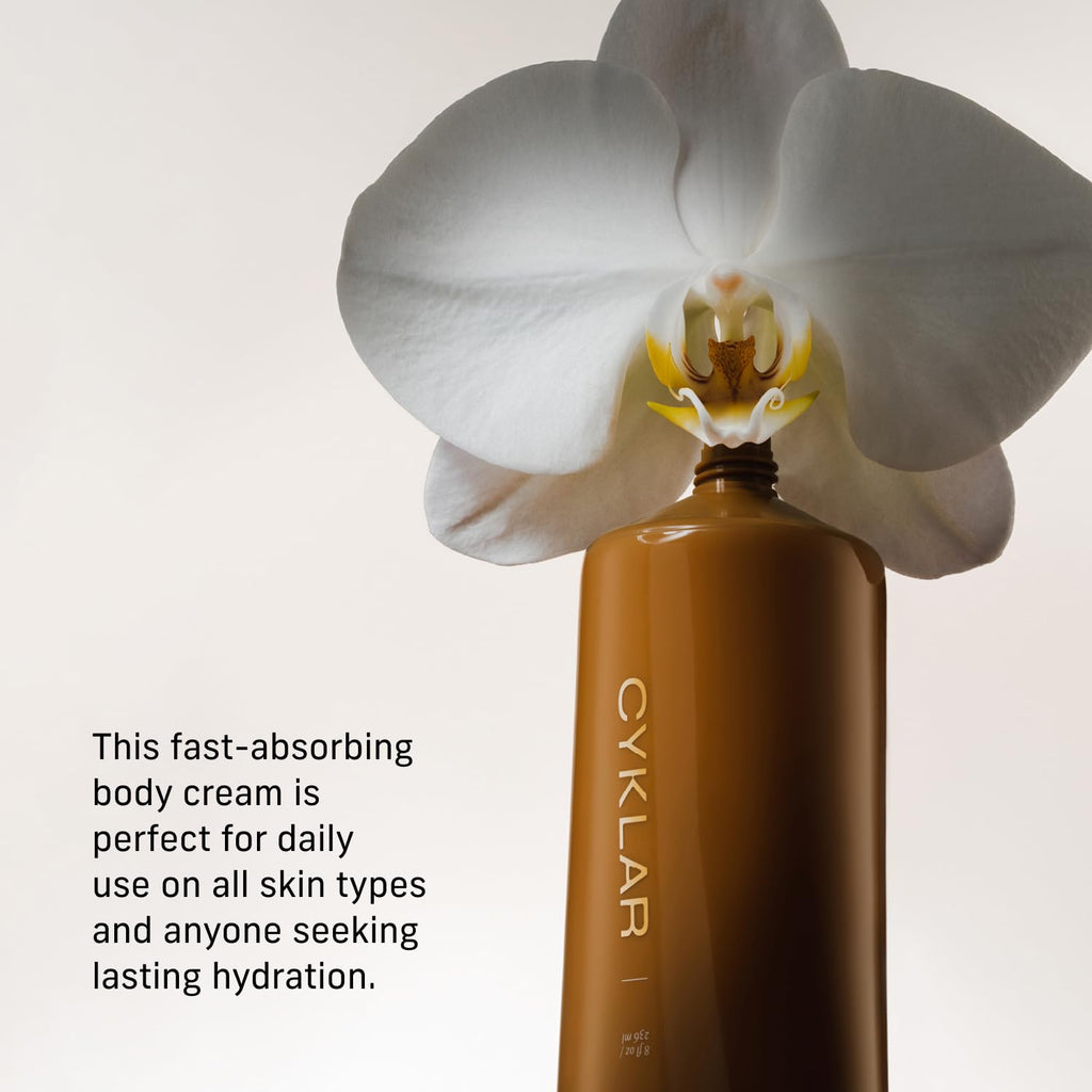 CYKLAR Nutrient Rich Body Cream – Vanilla Verve – Non-Greasy Lotion for 48-Hr Moisture – - FENGGESTORE20