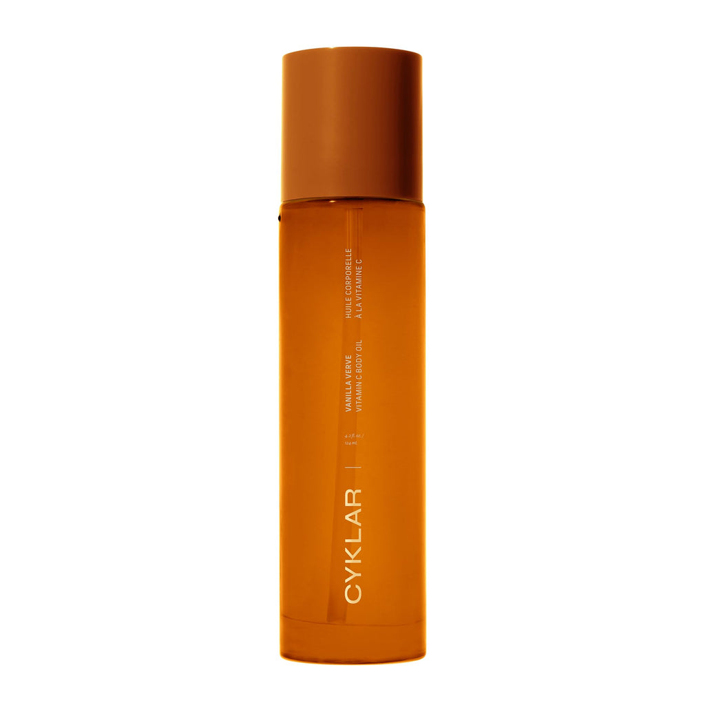CYKLAR Vitamin C Body Oil for Women and Men. Moisturizing Vanilla Verve Scented Body Serum for Glowing Skin. Nourishing - FENGGESTORE20