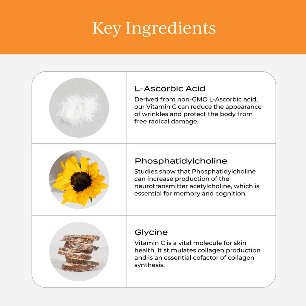 CYMBIOTIKA Vitamin C Individual Packets, Liposomal Delivery, Supplement for Immune Support, Collagen Boost, & Healthy Aging - FENGGESTORE20