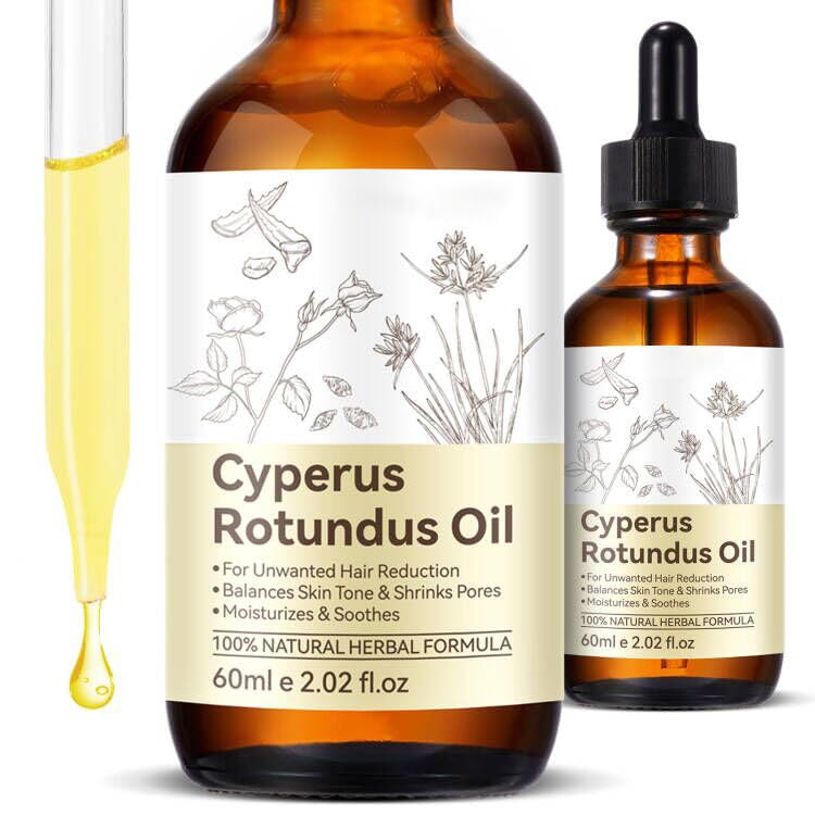 Cyperus Rotundus Oil, Natural for Reducing Body Hair Growth, Cyperus Rotundus Oil for Hair - FENGGESTORE20