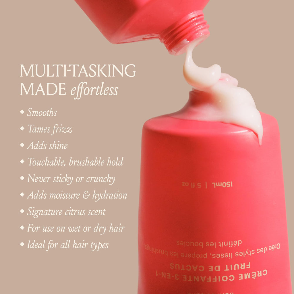 DAE Cactus Fruit 3-In-1 Styling Cream & Taming Wand - Tame Flyaways, Smooth Frizz, Style Edges (0.6 oz.) - FENGGESTORE20