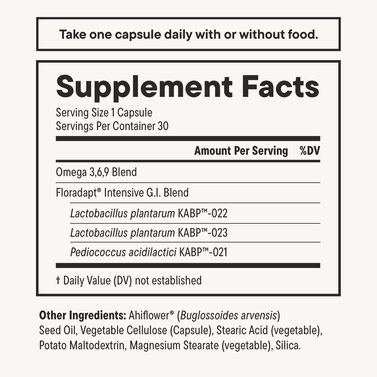 Daily Nouri Digestive Support Probiotics for Women & Men | Bloating & Gas Relief | 3 Clinically Studied Strains + Omega | 30-Day Supply - FENGGESTORE20