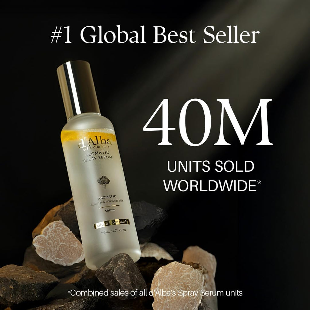 d'alba Piedmont Italian White Truffle First Aromatic Spray Serum, Fragrant VEGAN Glowy Antioxidant Face Mist - FENGGESTORE20
