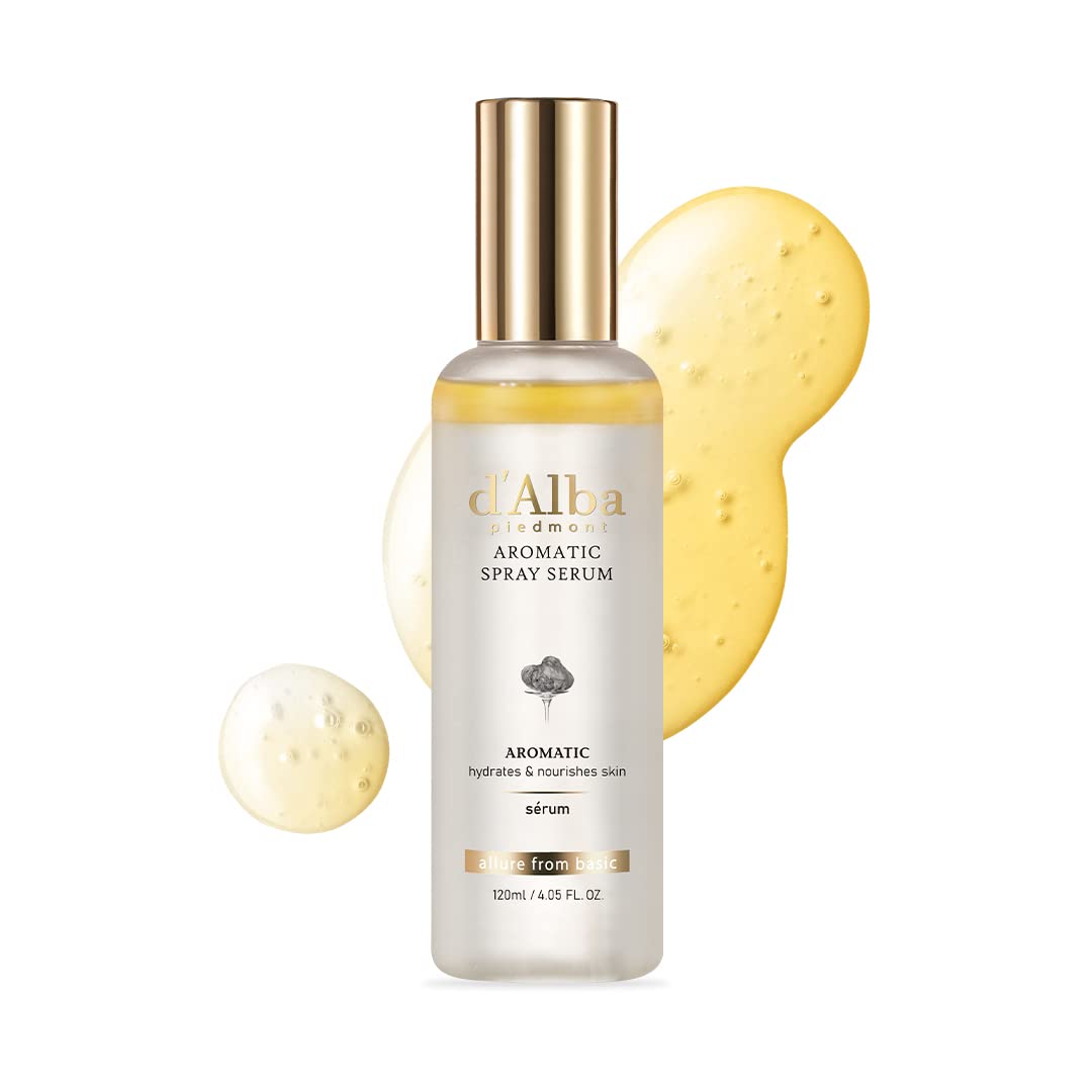 d'alba Piedmont Italian White Truffle First Aromatic Spray Serum, Fragrant VEGAN Glowy Antioxidant Face Mist - FENGGESTORE20