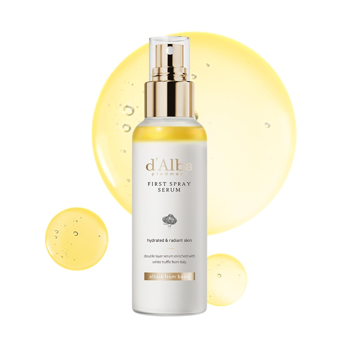 d'alba Piedmont Italian White Truffle First Spray Serum, Vegan Skin Care, Light-weight Face - FENGGESTORE20