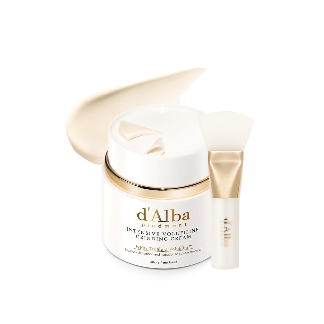 d'alba Piedmont Italian White Truffle Intensive Grinding Cream, Volufiline 50,000ppm, elasticity care and nourishment, Korean Skin Care - FENGGESTORE20