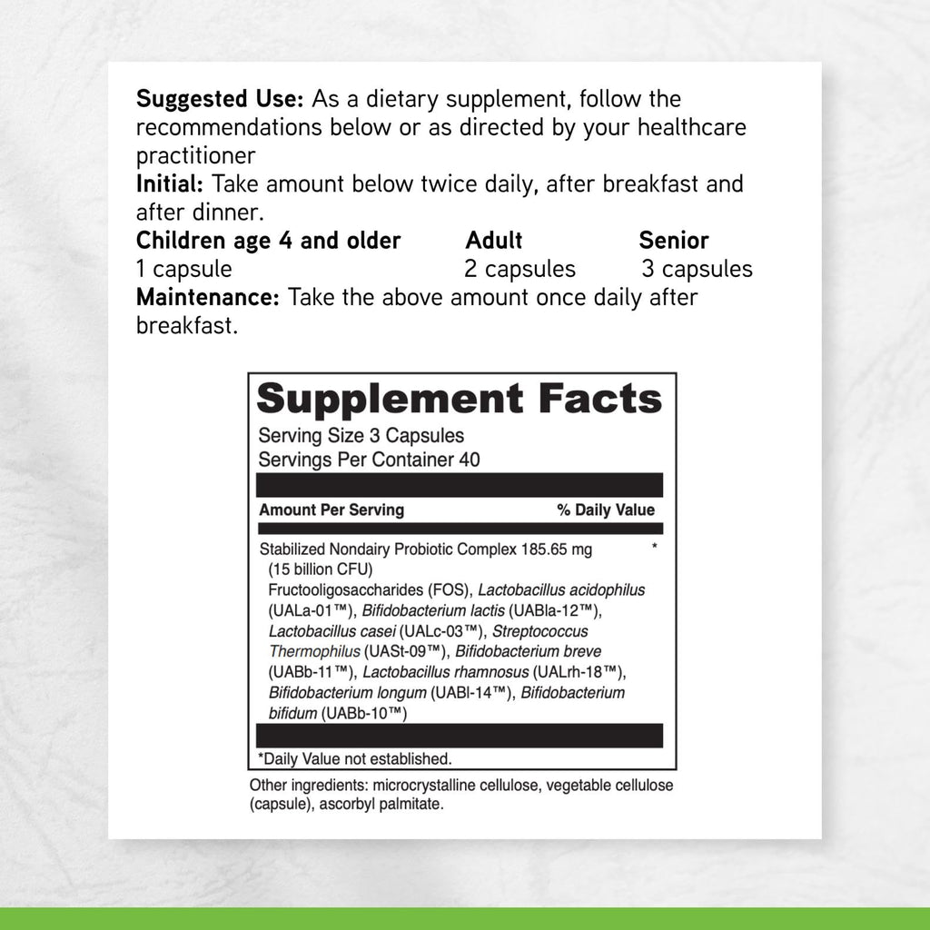 DAVINCI Labs Mega Probiotic ND - Non-Dairy Probiotic Supplement Supports Gut, Digestive & Brain Health* - Gut Health Support Supplement - FENGGESTORE20