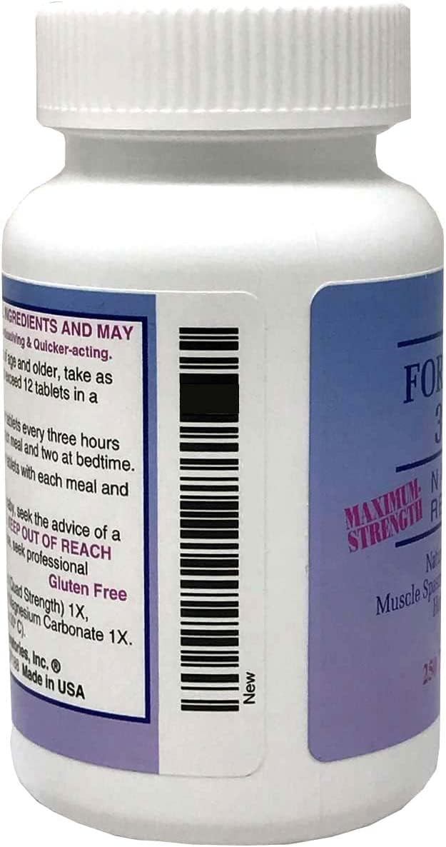 Dee CEE Labs Formula 303 Maximum Strength Tablets, 90 Tablets; All-Natural containing Magnesium for Sore Muscles - FENGGESTORE20
