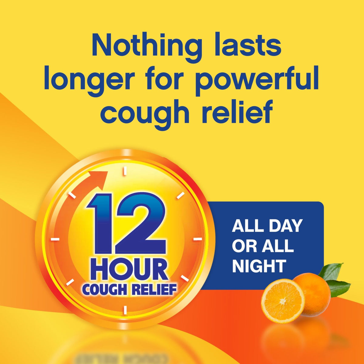 Delsym 12 Hour Cough Medicine for Adults, Powerful Relief for 12 Hours, Cough Suppressant Liquid with Extended-Release Dextromethorphan, Orange Flavor Liquid Cough Syrup, 5 Fl Oz (Pack of 1) - FENGGESTORE20