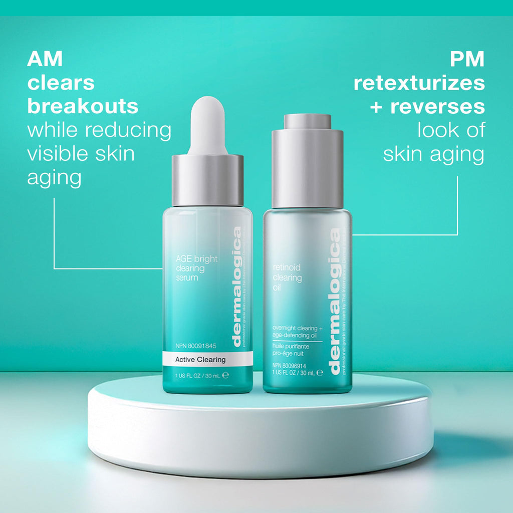 Dermalogica Age Bright Clearing Serum (1 Fl Oz) Anti-Aging Face Serum with Salicylic Acid - Promotes Smoother, Clearer, Brighter, and More Even Skin - FENGGESTORE20