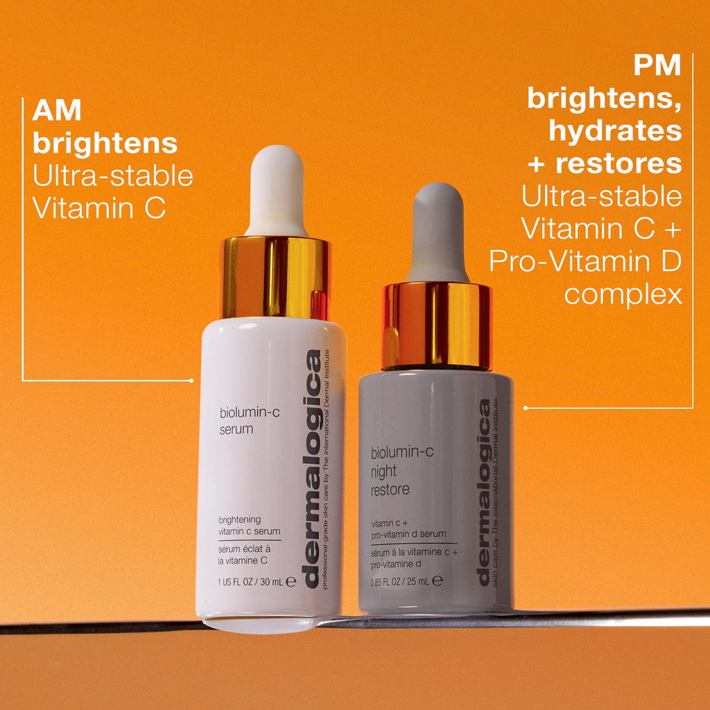 Dermalogica Biolumin-C Serum, Vitamin C Dark Spot Serum for Face with Peptide and AHA - Exfoliates and Reduces Sign of Skin Aging, 1 Fl Oz - FENGGESTORE20