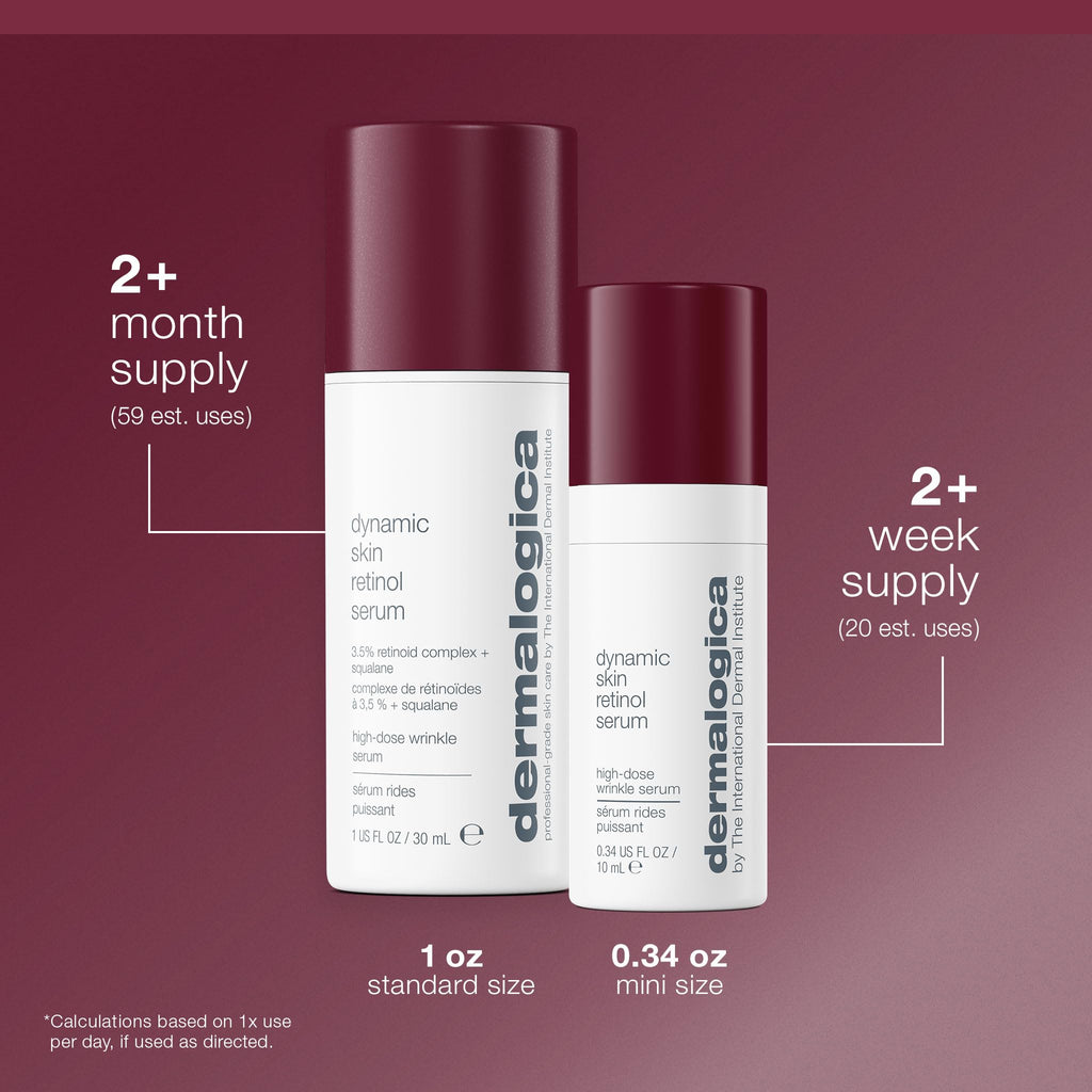 Dermalogica Dynamic Skin Retinol Facial Serum with Multi-Retinoid Complex, Retexturizing and Improving Skin Health, 1 fl oz - FENGGESTORE20