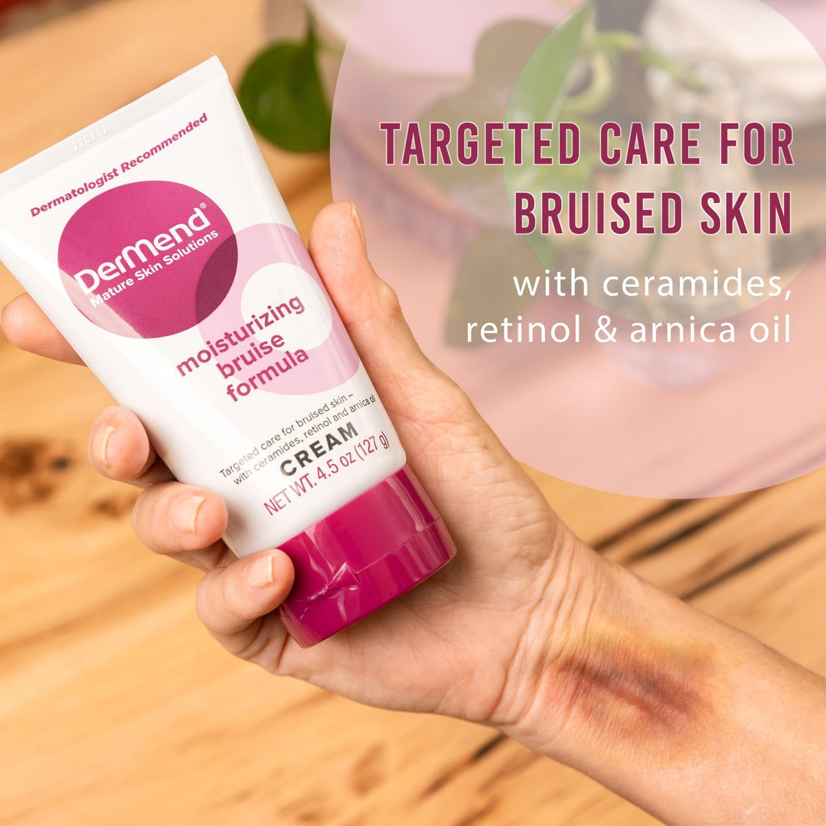 Dermend Arnica Bruise Cream with Vitamin K - Moisturizer for Bruising on Arms, Legs & Hands - 4.5 Oz - FENGGESTORE20