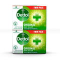 Dettol Anti Bacterial Original Soap 100g Twin Pack Dermatologically Tested - FENGGESTORE20