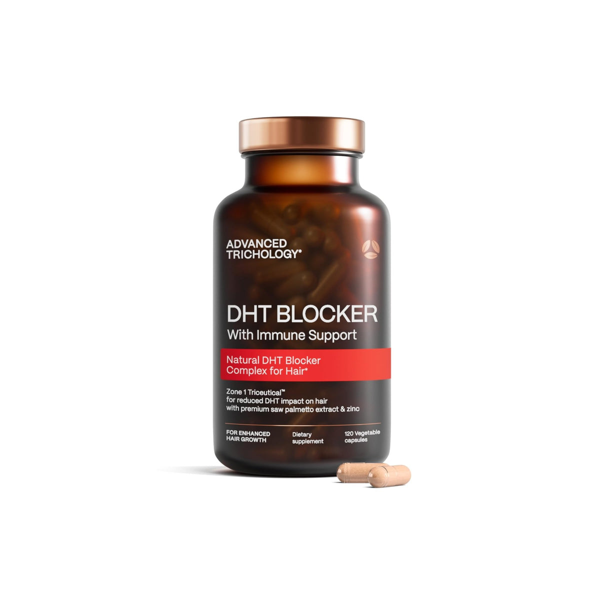 DHT Blocker - Hair Growth Supplement for Genetic Thinning for Men and Women | Approved* by American Hair Loss Association | Guaranteed, Backed by 20 Years - FENGGESTORE20