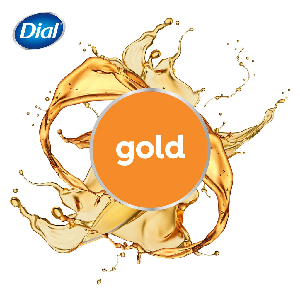 Dial Antibacterial Deodorant Bar Soap, Advanced Clean Gold, 4 Oz, 32 Bars, Round the Clock Odor Protection - FENGGESTORE20