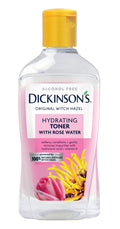 Dickinson's Enhanced Witch Hazel Hydrating Toner with Rosewater, Alcohol Free, 98% Natural Formula, 16 Fl Oz (Pack of 1) - FENGGESTORE20