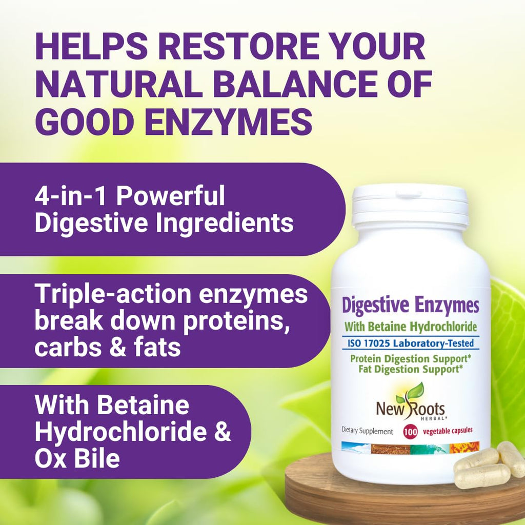 Digestive Enzymes with Ox Bile and Betaine HCl (100 Caps) Ox Bile Supplements for No Gallbladder with Papain & Pepsin A | Pancrease Cleanse & Detox - FENGGESTORE20