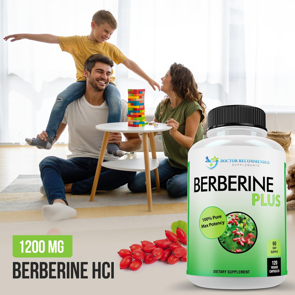DOCTOR RECOMMENDED SUPPLEMENTS Plus 1200mg Per Serving - 120 Veggie Capsules with Royal Jelly - FENGGESTORE20