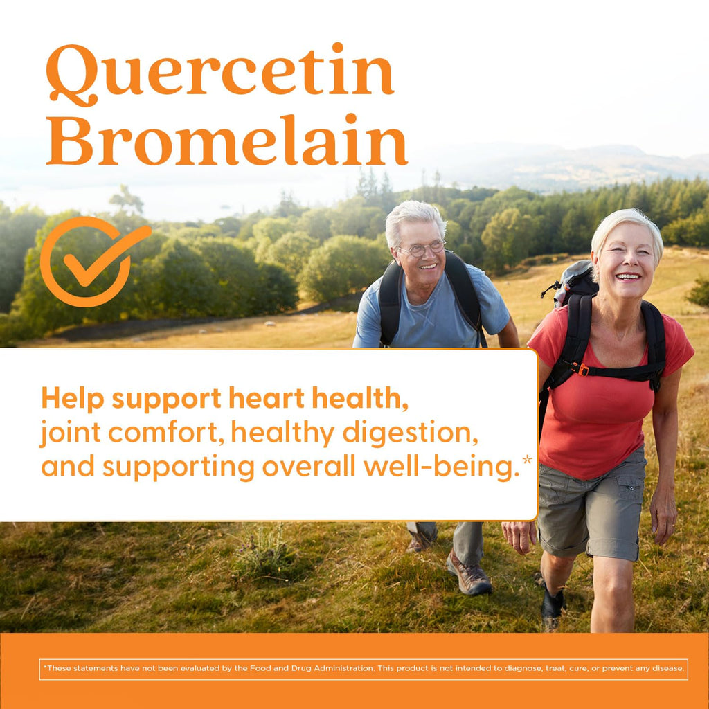 Doctor's Best Quercetin Bromelain, Immunity Support Capsule, Heart, Joint & Healthy Respiratory System, Non-GMO - FENGGESTORE20