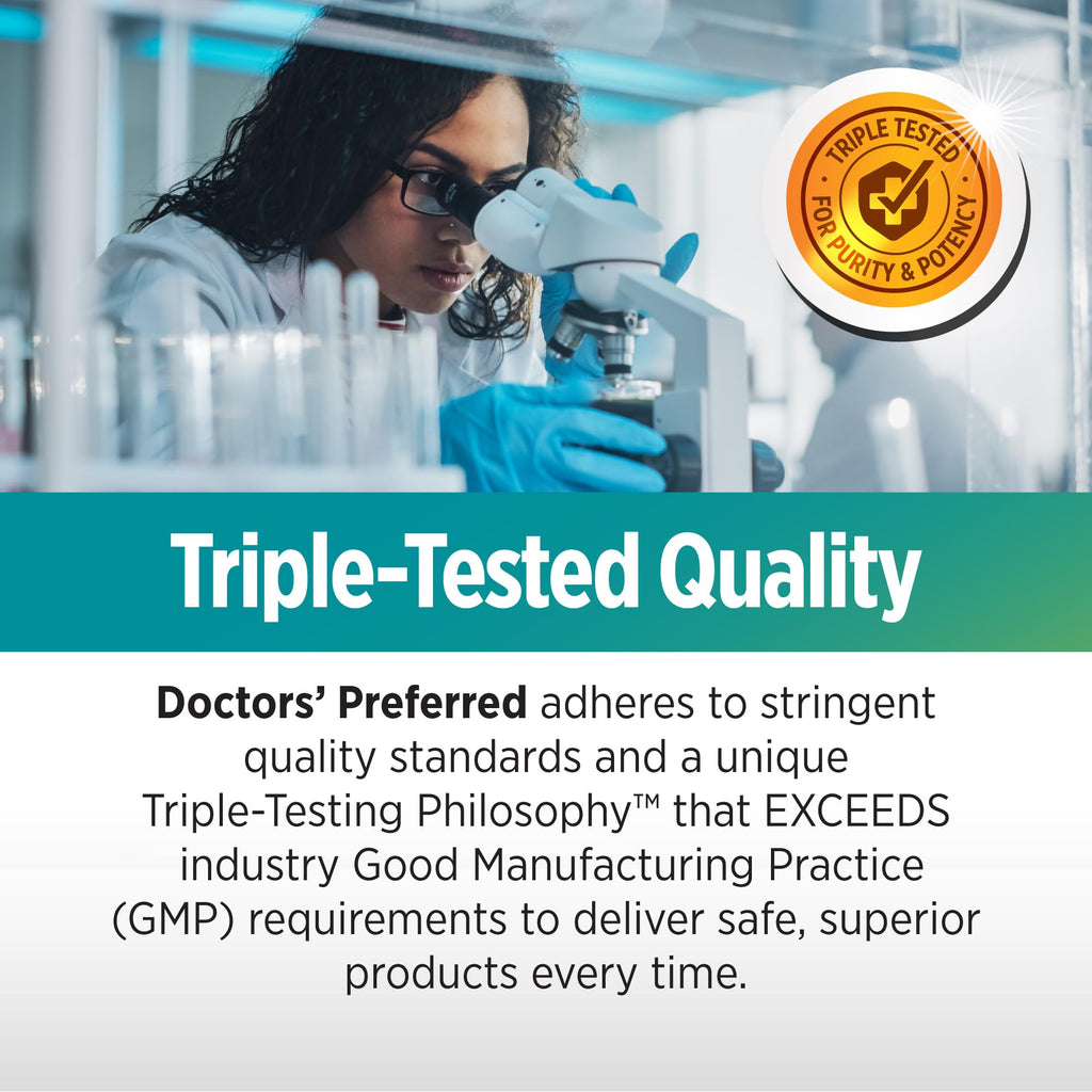DOCTORS' PREFERRED Clinical Grade Supplement - Doctor Formulated | 1500 mg per Daily Serving | 90 Count - FENGGESTORE20