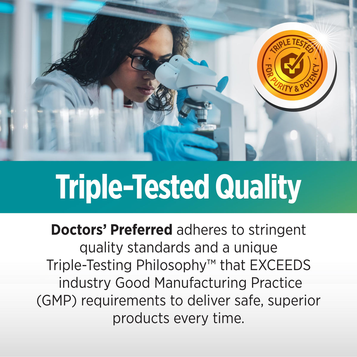 DOCTORS' PREFERRED Clinical Grade Supplement - Doctor Formulated | 1500 mg per Daily Serving | 90 Count - FENGGESTORE20