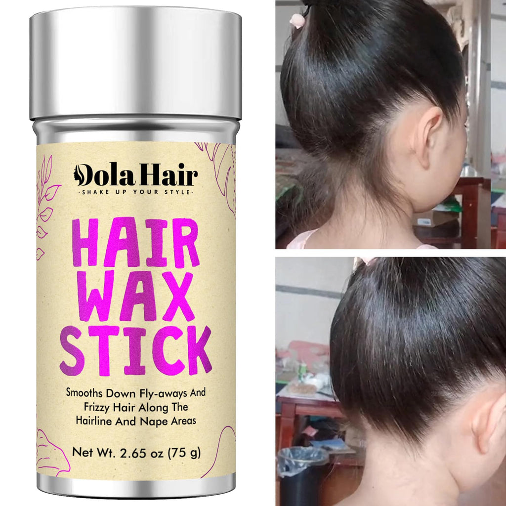 Dolahair Hair Wax Stick - Flyaway Control and Styling Pomade for Kids, Women, and Men - Slick Back Hair Bun Maker and Hair Accessorie for Teen Girls (1 Pack of Wax) - FENGGESTORE20