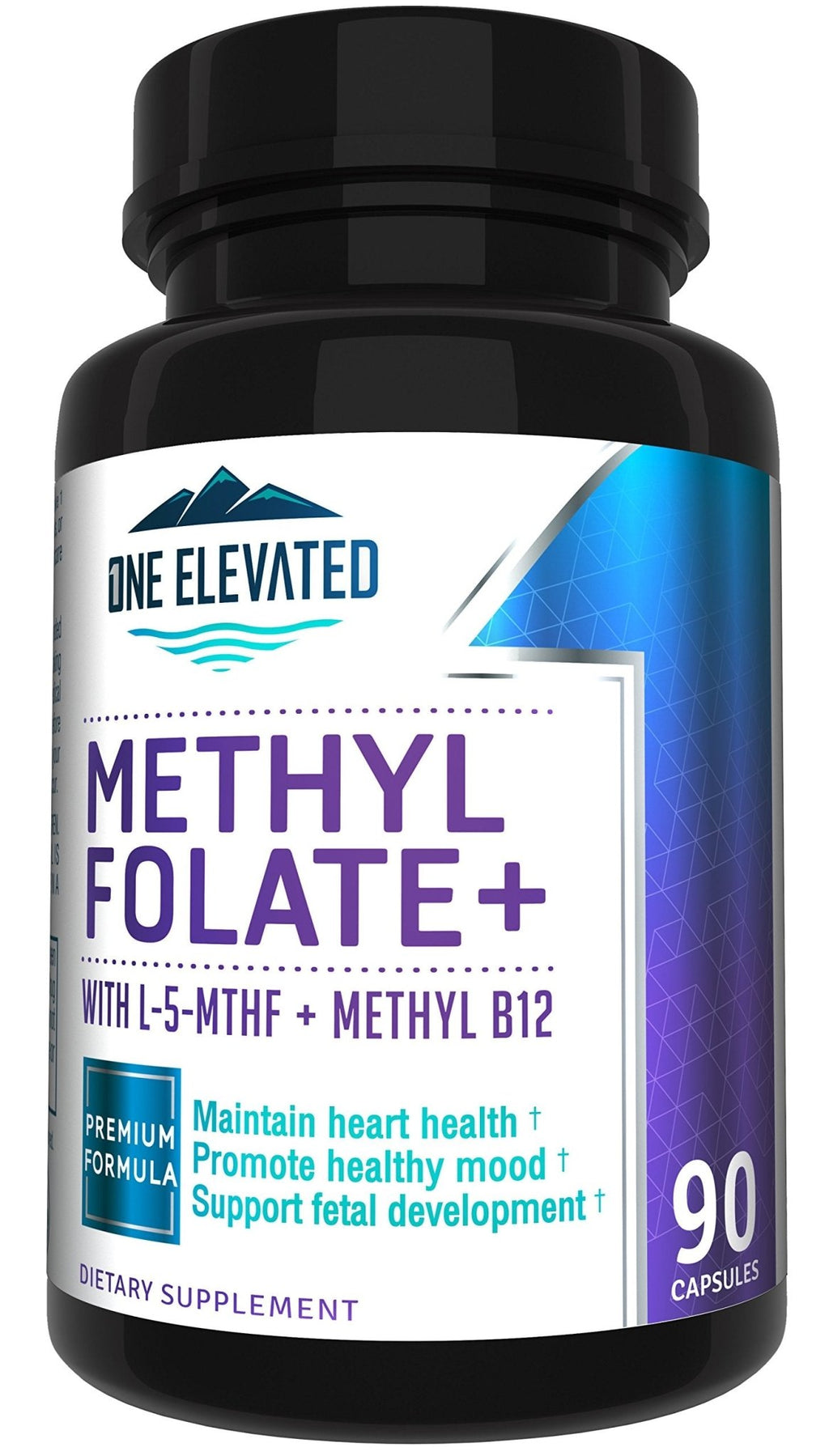 Double Strength & Most Bioactive Methyl Folate! Uniquely Formulated with Highest Pharmaceutical Grade Methylcobalamin (B12), Niacin, B1, B2 B6. Works Synergistically for Max Results-3 Month Supply - FENGGESTORE20