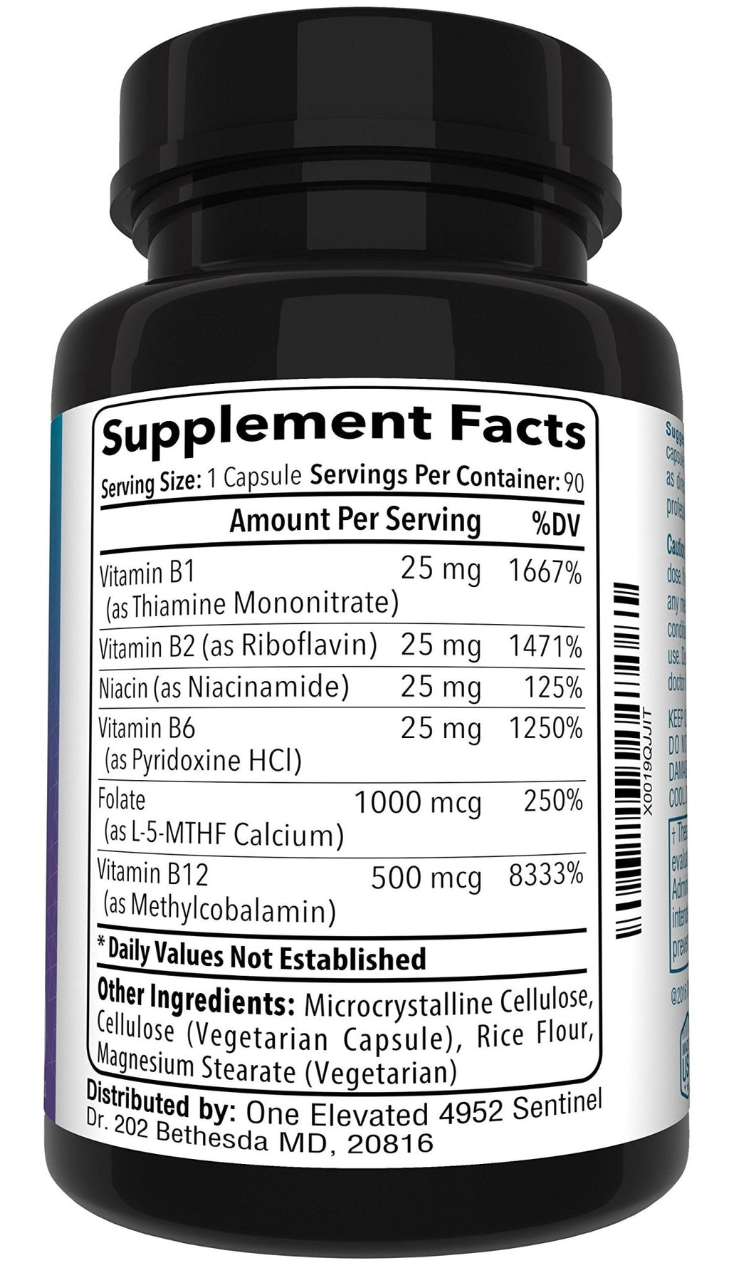 Double Strength & Most Bioactive Methyl Folate! Uniquely Formulated with Highest Pharmaceutical Grade Methylcobalamin (B12), Niacin, B1, B2 B6. Works Synergistically for Max Results-3 Month Supply - FENGGESTORE20