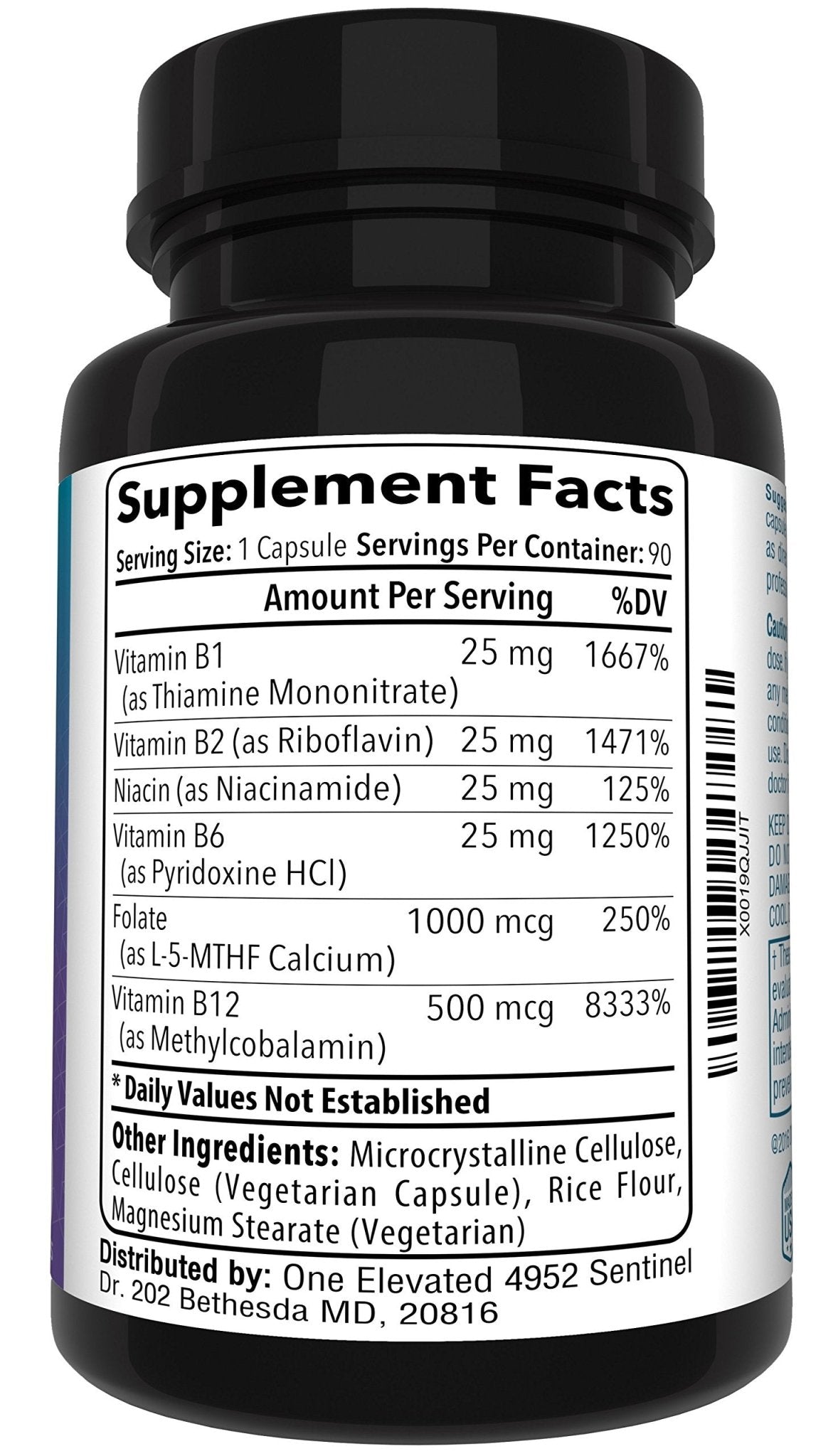 Double Strength & Most Bioactive Methyl Folate! Uniquely Formulated with Highest Pharmaceutical Grade Methylcobalamin (B12), Niacin, B1, B2 B6. Works Synergistically for Max Results-3 Month Supply - FENGGESTORE20