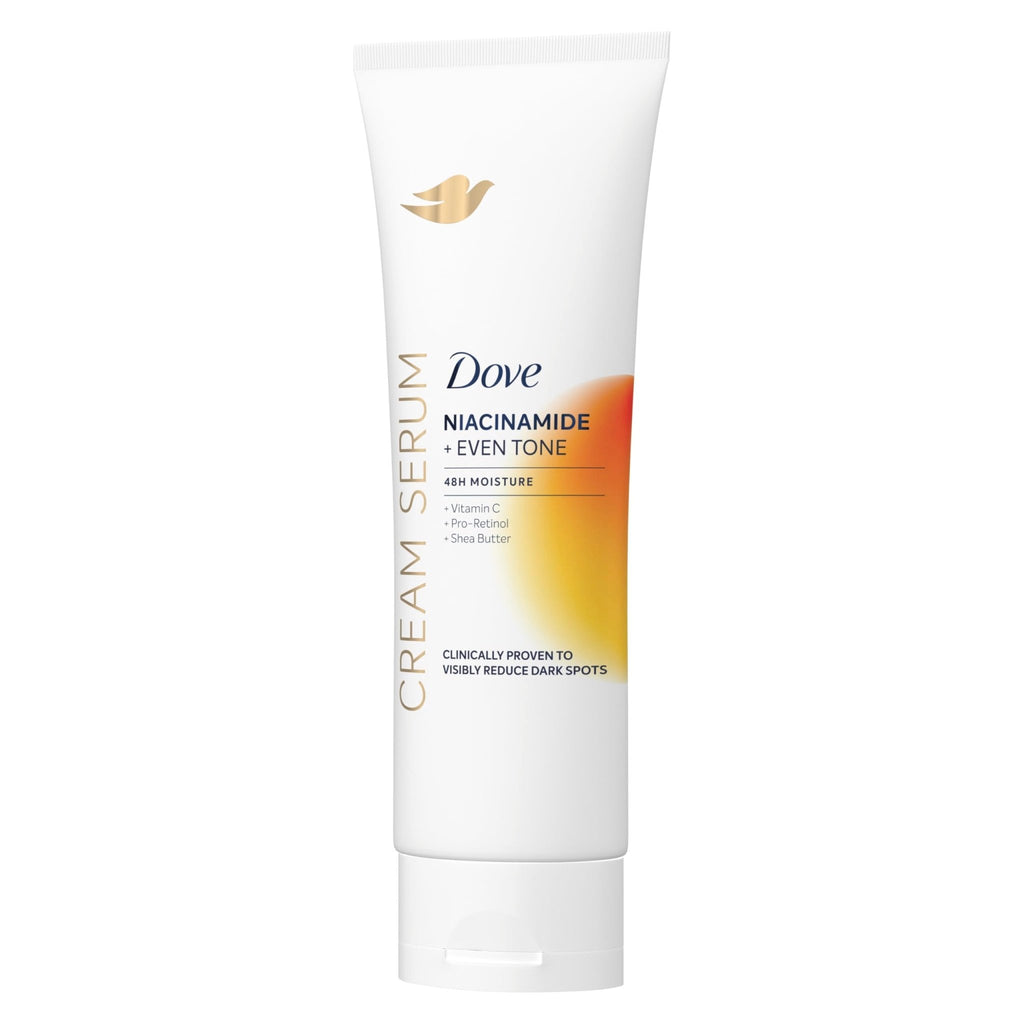Dove Body Cream Serum Niacinamide + Even Tone for Dark Spots and Uneven Tone with Vitamin C, Pro-Retinol and Shea Butter Lotion, 8 oz - FENGGESTORE20