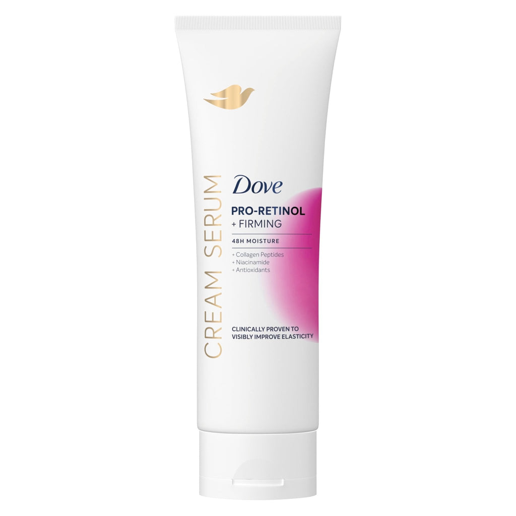Dove Cream Serum Pro-Retinol + Firming for Elasticity and Firmness, with Collagen Peptides, Niacinamide and Antioxidants Lotion, 8 oz - FENGGESTORE20