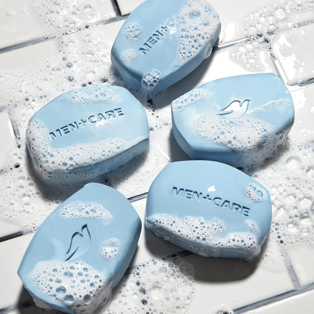 DOVE MEN + CARE Body and Face Bar To Clean and Hydrate Skin Body and Facial Cleanser More Moisturizing Than Bar Soap 3.75 oz 8 Bars - FENGGESTORE20