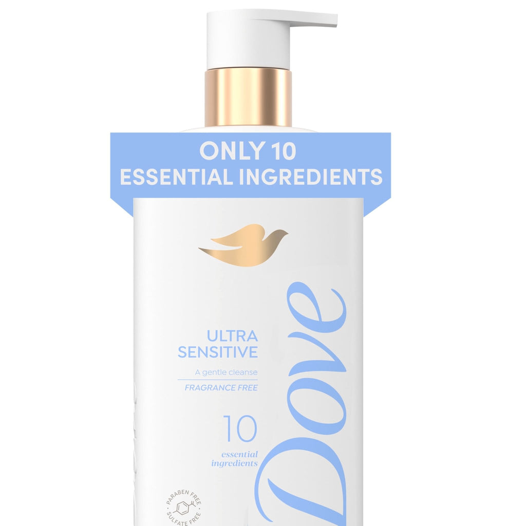 Dove Serum Body Wash Ultra Gentle hydrating cleanse with only 10 essential ingredients 18.5 Fl Oz - FENGGESTORE20