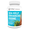Dr. Berg Sea Kelp Enhanced Iodine - 200 mcg of Premium Iodine - Seaweed Blend Includes Klamath Blue-Green Algae & Sea Kelp - 90 Capsules - FENGGESTORE20
