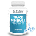 Dr. Berg Trace Minerals Enhanced Complex - Complete with 70+ Minerals Including 10 mg of Zinc - Dietary Supplement - 60 Capsules - FENGGESTORE20