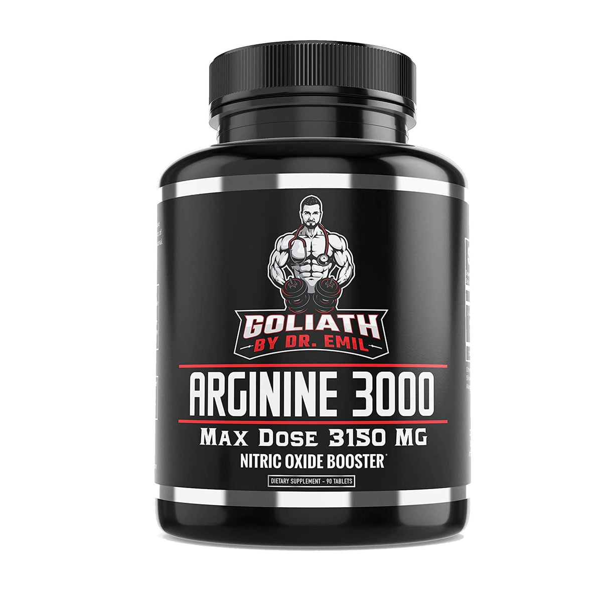 Dr. Emil - L Arginine (3150mg) Highest Capsule Dose - Nitric Oxide Supplement for Vascularity, Endurance and Heart Health - FENGGESTORE20