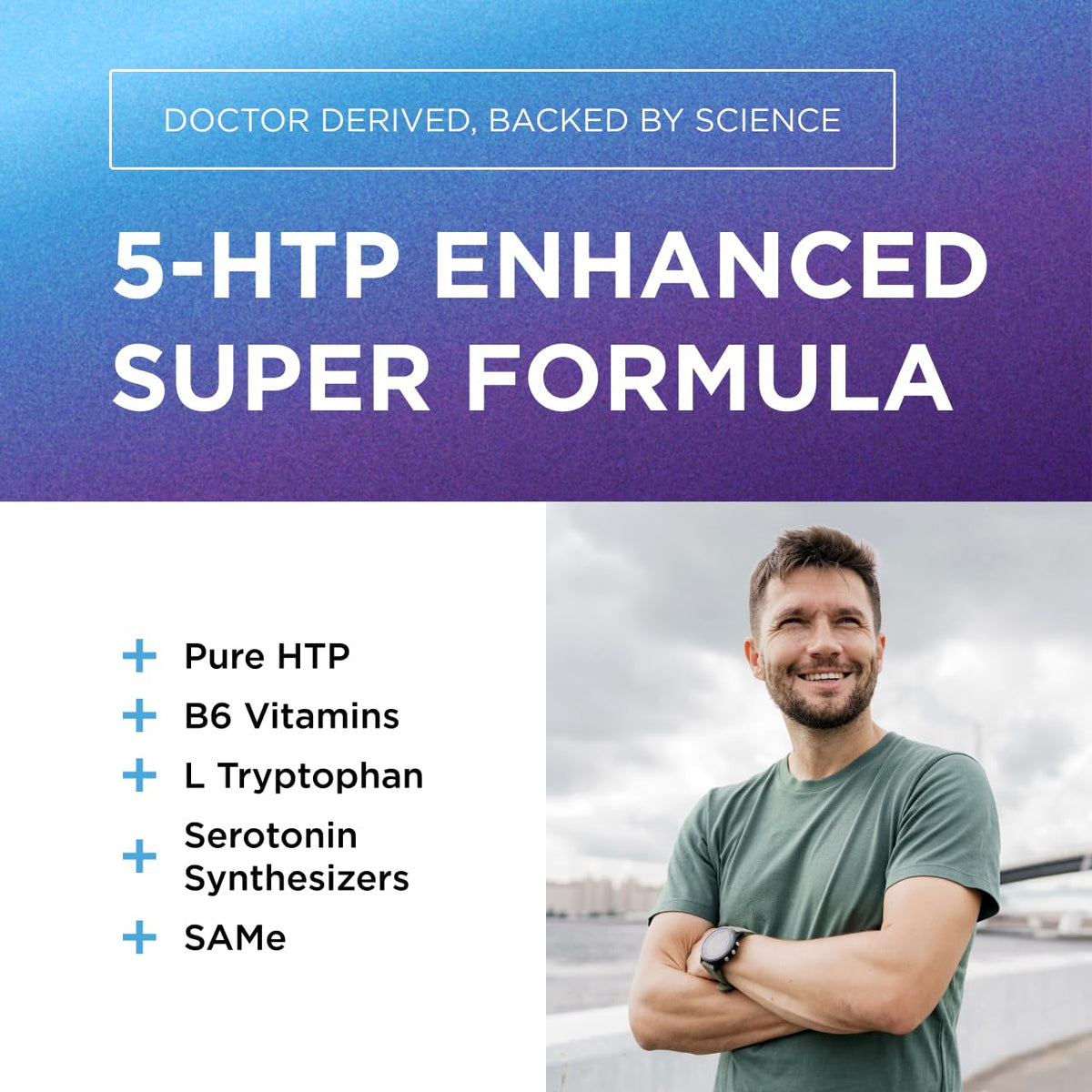DR. EMIL NUTRITION 200 MG 5-HTP Plus with SAM-e to Maintain Normal Healthy Sleep and Create a Sense of Wellbeing - 5HTP Supplement with Vitamin - FENGGESTORE20