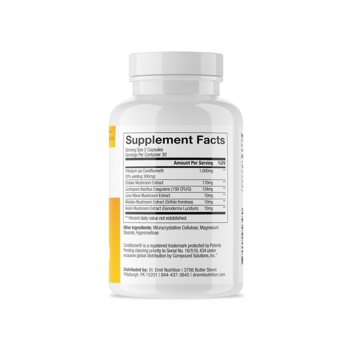 DR. EMIL NUTRITION Total Gut Health Complex - Prebiotic, Probiotic & Postbiotic Supplement - Supports Digestive Health, Bloating & Gut Balance - FENGGESTORE20