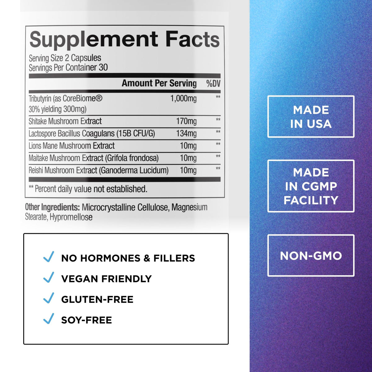 DR. EMIL NUTRITION Women & Men Total Gut Health Complex | Prebiotic + Probiotic + Postbiotic Gut Health Supplements - FENGGESTORE20