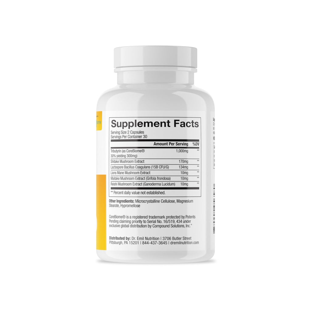 DR. EMIL NUTRITION Women & Men Total Gut Health Complex | Prebiotic + Probiotic + Postbiotic Gut Health Supplements - FENGGESTORE20