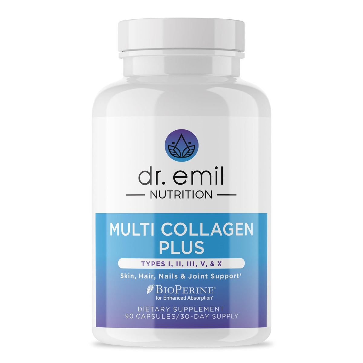 DR. EMIL NUTRITION Women's Multi Collagen Pills | Collagen Supplements | Support Hair, Skin, Nails & Joints | Hydrolyzed Collagen Supplements - FENGGESTORE20