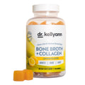 Dr. Kellyann Collagen + Bone Broth Gummies, Lemon | Gut, Skin, Joint & Hair Support | Grass-Fed Beef | Non-GMO, Dairy-Free, Soy-Free | 60 Gummies - FENGGESTORE20