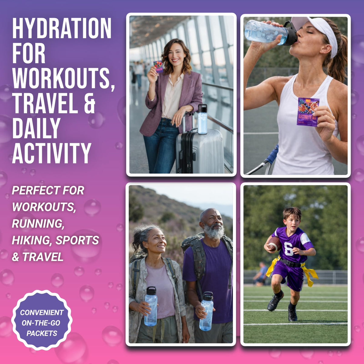 Dr. Price’s Electrolytes Hydration Powder Packets – Blueberry Pomegranate, 30 Packs | Sugar Free Electrolyte Drink Mix, 72+ Trace Minerals, Manganese - FENGGESTORE20